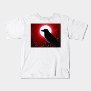 Bird 62 Crow Raven Kids T-Shirt